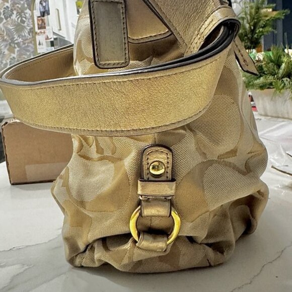 Y2K Coach Signature C Pattern Hobo Bag - Picture 3 of 5